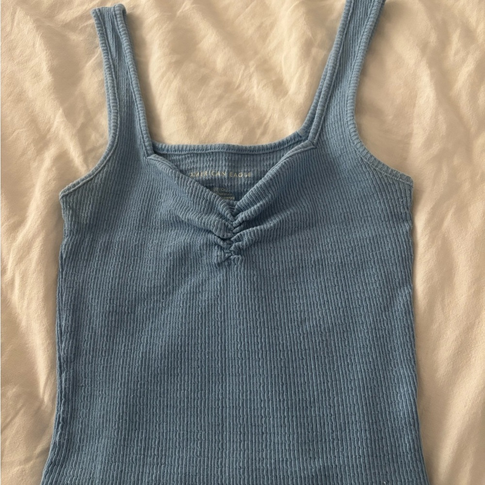 American Eagle blue tank top